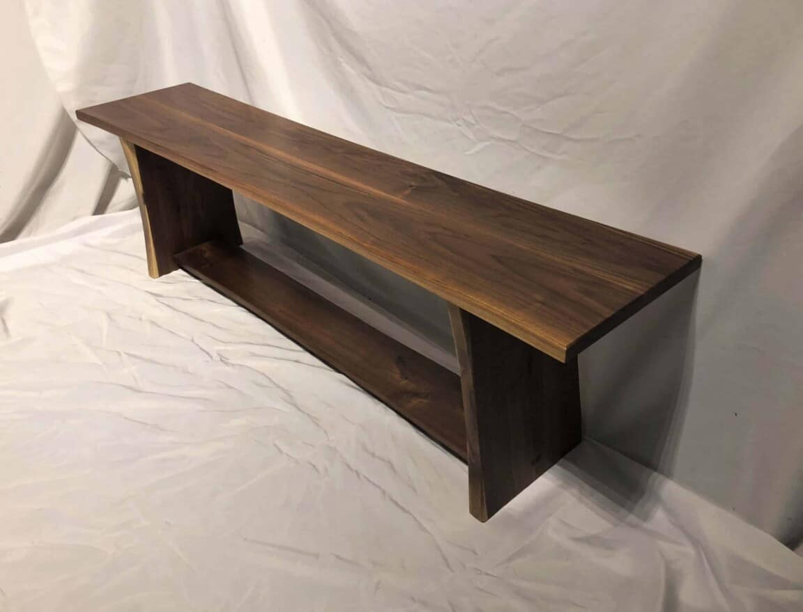 Black Walnut Dining Bench