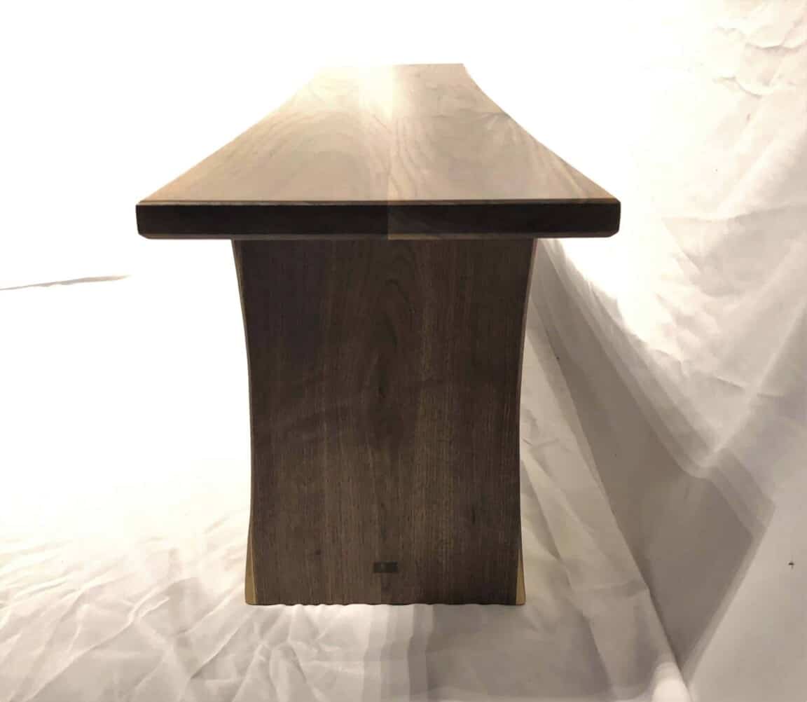Black Walnut Dining Bench - Image 5