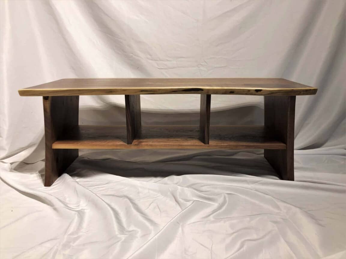 Black Walnut Live-Edge Coffee Table - Image 2