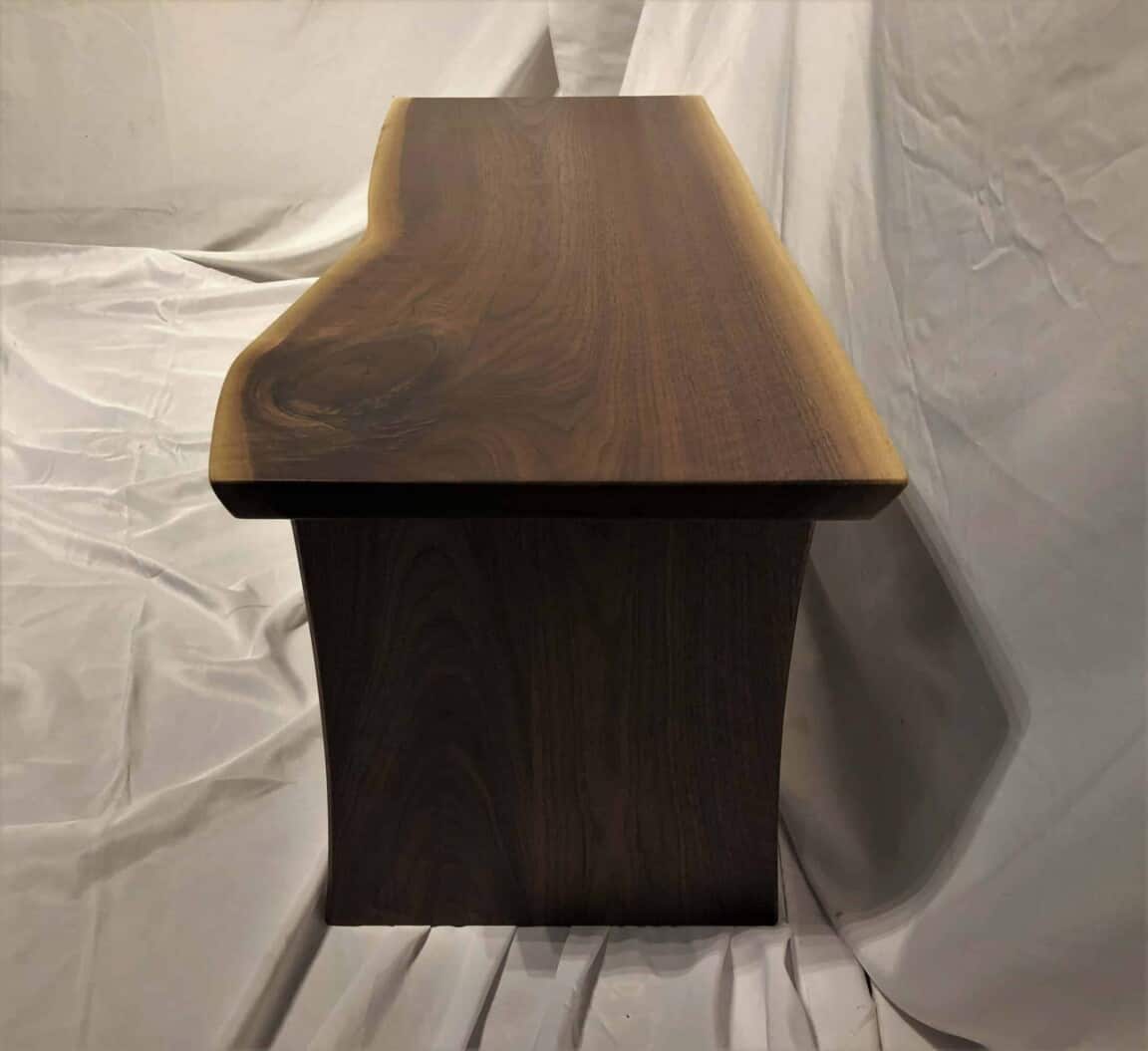 Black Walnut Live-Edge Coffee Table - Image 4