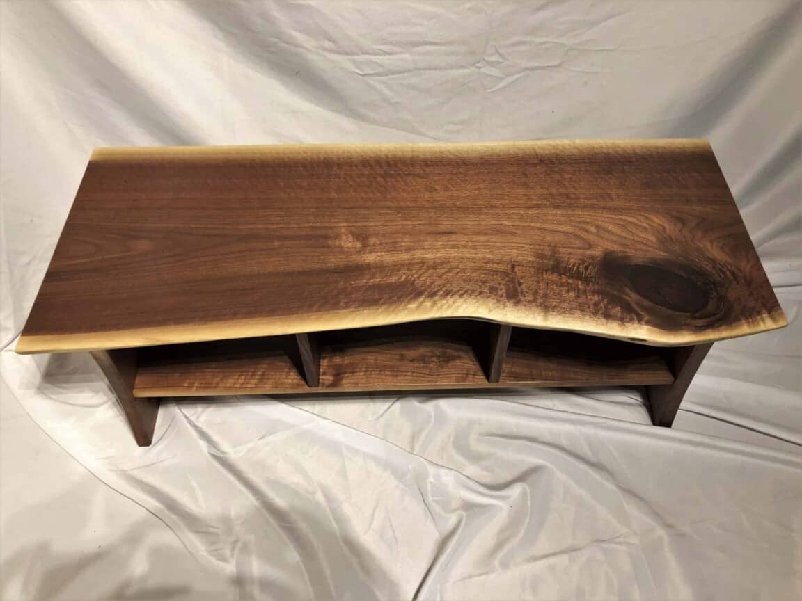 Black Walnut Live-Edge Coffee Table - Image 5