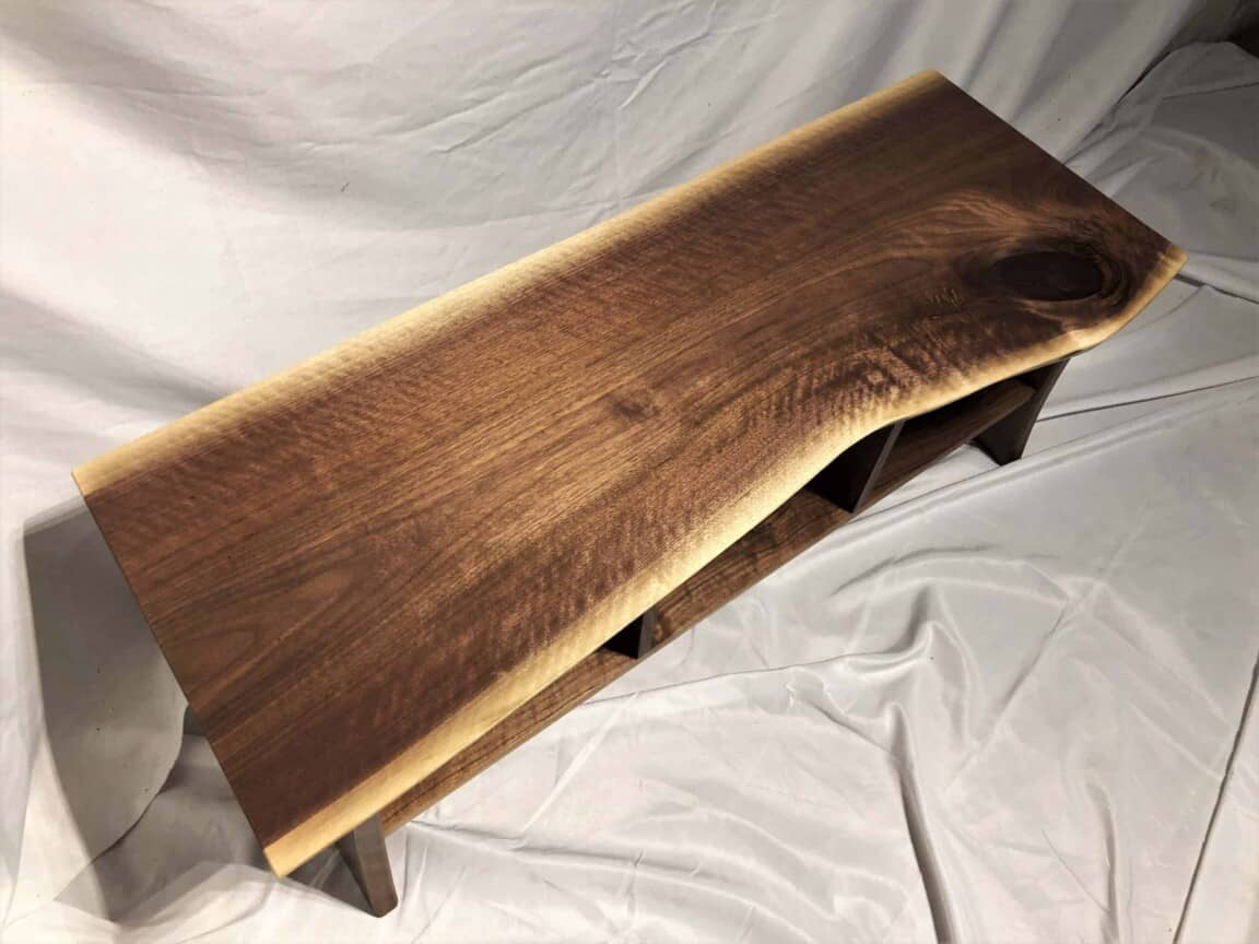 Black Walnut Live-Edge Coffee Table - Image 3