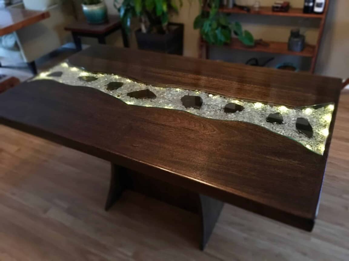 Starlight Glowing River Dining Table - Image 2