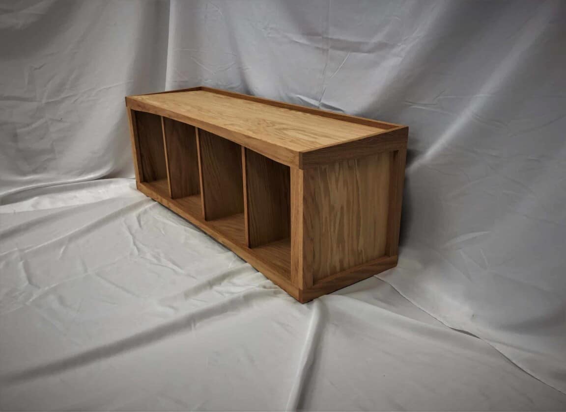 Red Oak Cubbie Bench
