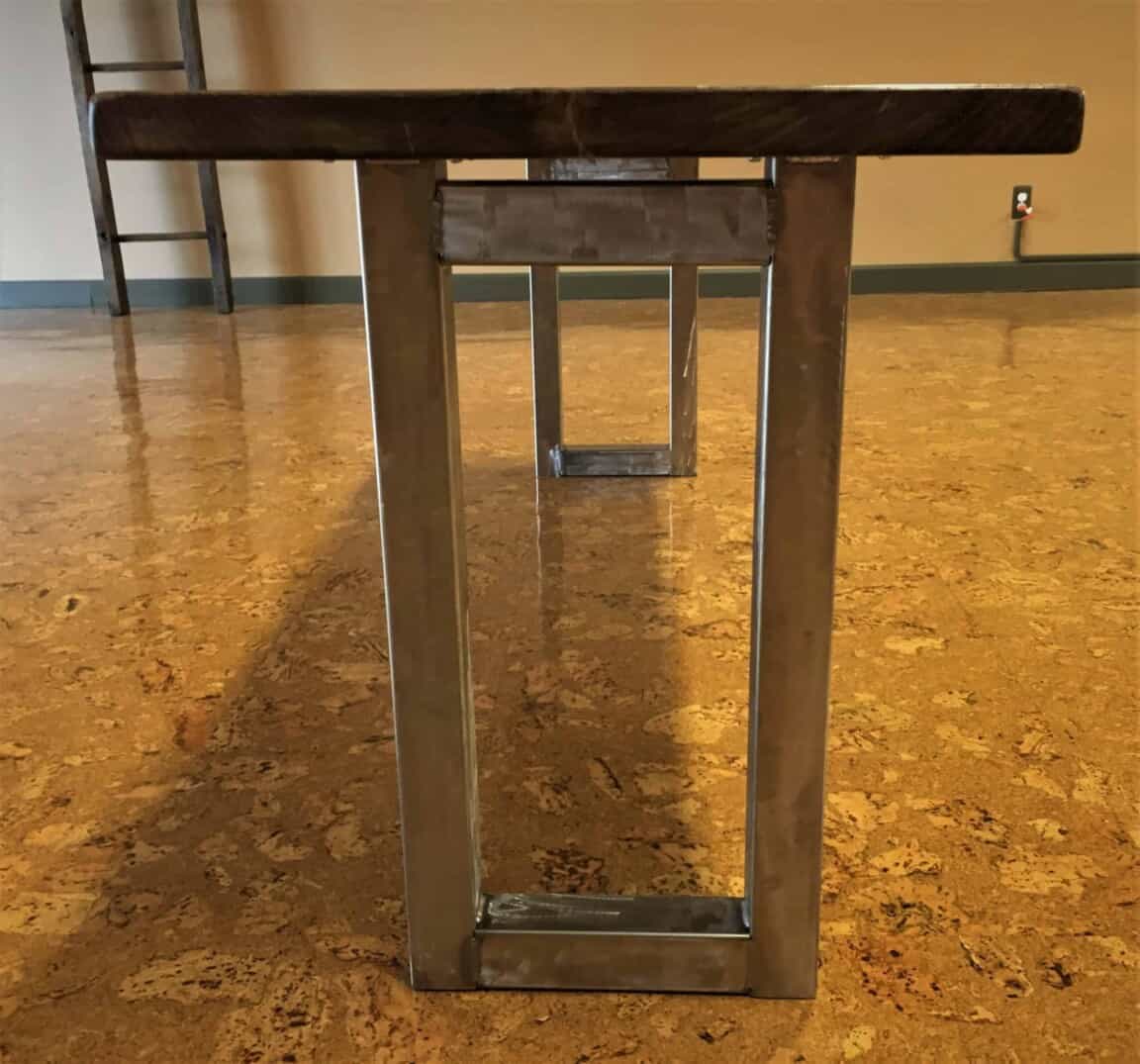Black Walnut Live-Edge Console Table - Image 4