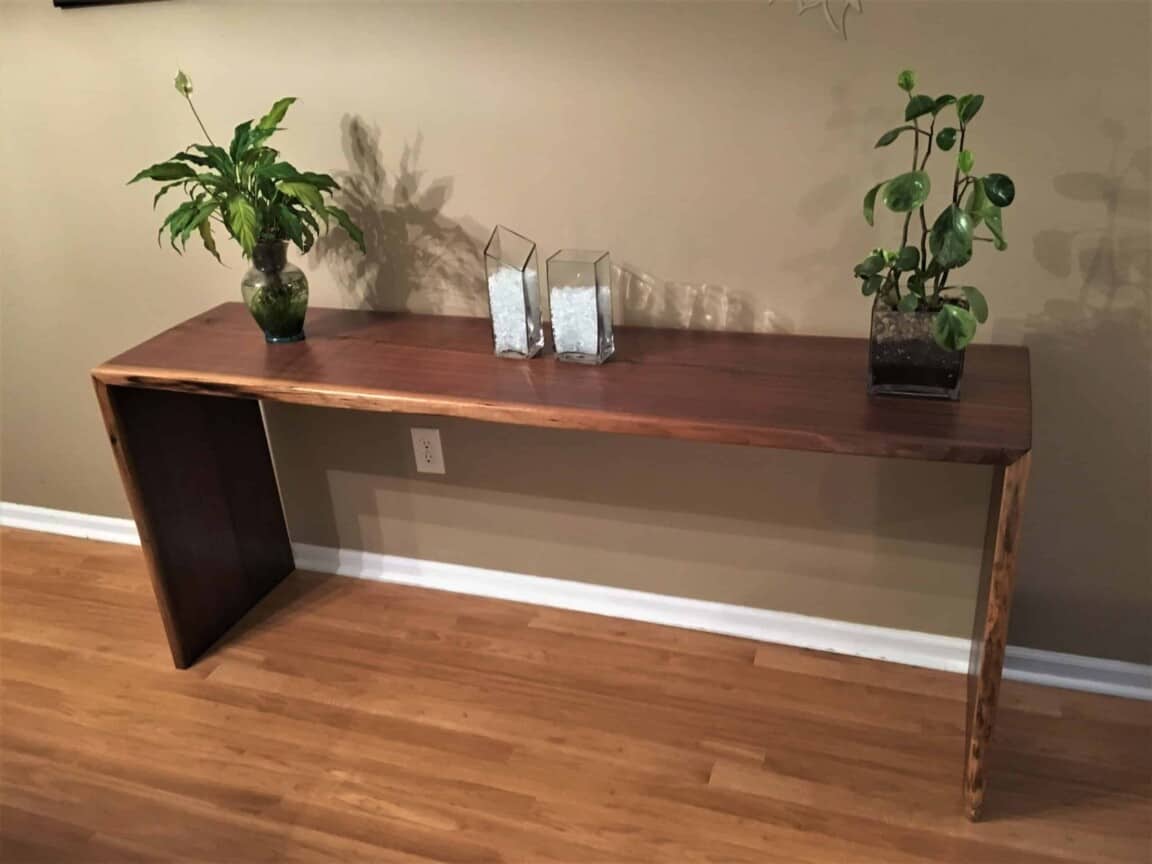 Hinsdale Black Walnut Console Table