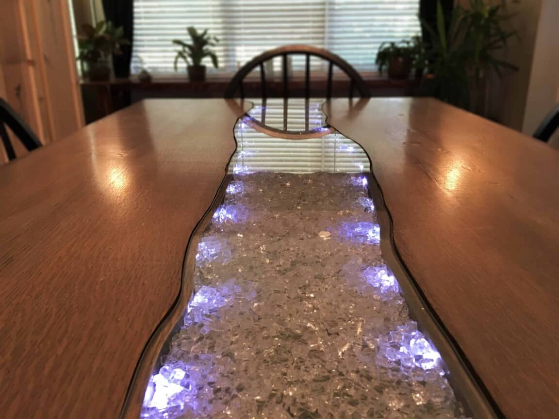 Starlight Glowing River Dining Table - Image 3