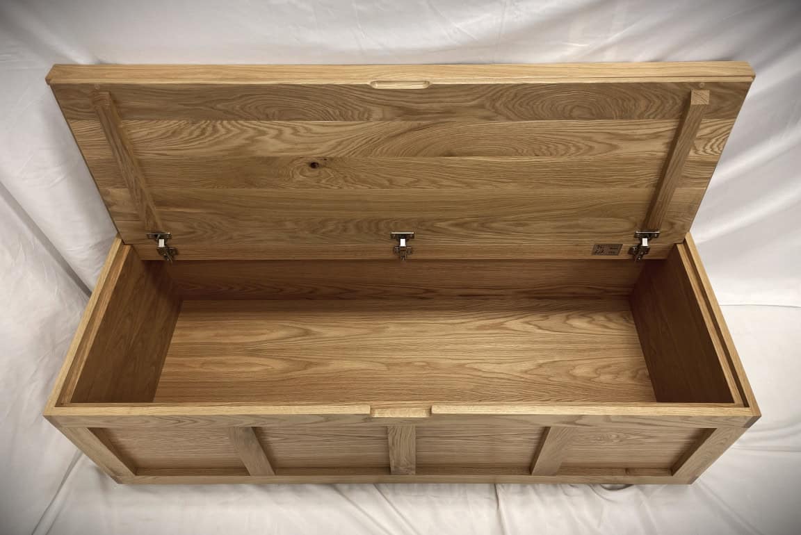 Shaker Storage Bench w/ Backrest - Image 4